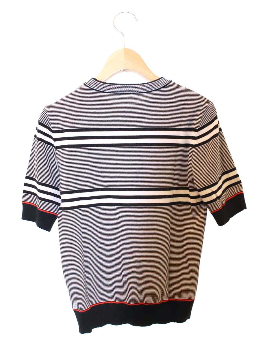 フォクシーブティック Knit Top Juniper 41213 ニット 38 ブラック/ベージュ/レッド ITJAXGHAHHKW