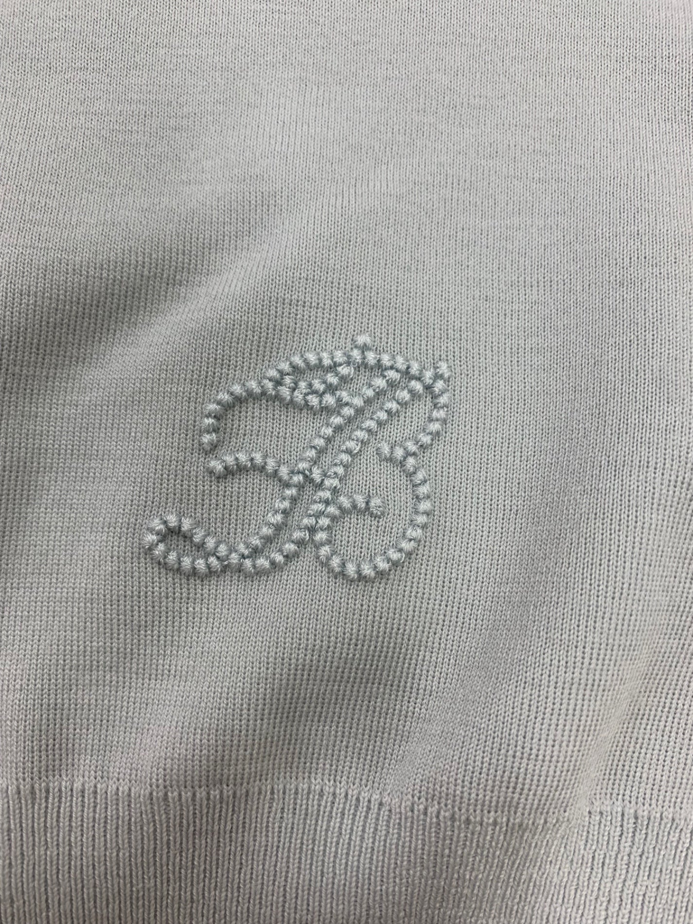 フォクシーブティック Plaisir プレジール 42968 ニット セーター 40 ブルー ウール ITTHB3J11CGO