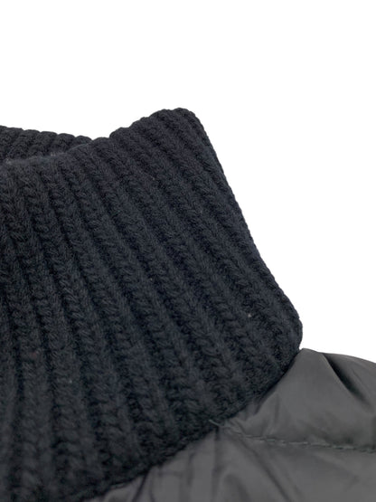 モンクレール MAGLIONE TRICOT CARDIGAN A20939470200 ダウンジャケット XS ブラック ダウン ダブルジップ IT5BDC3CDD2L