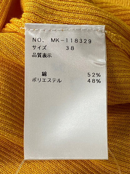 エムズグレイシー 118329 カーディガン 38 イエロー 1B ITV2CNJY23HA