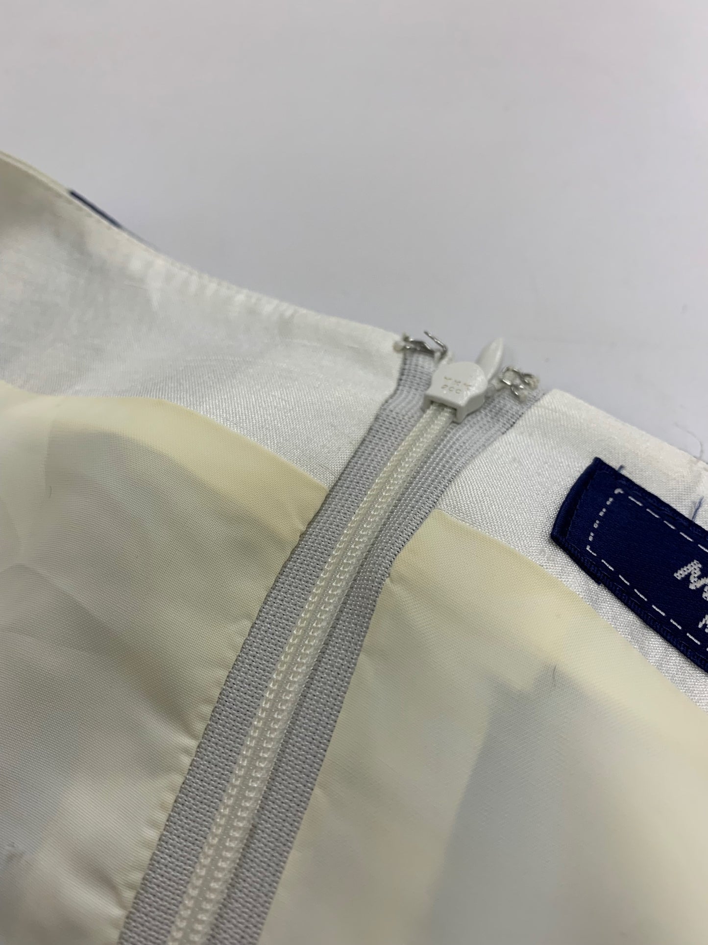 エムズグレイシー 011112 ワンピース 40 ブルー 水彩 チェック IT1OL1UJZPB8