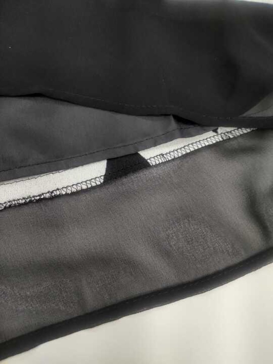 エムズグレイシー 帽子柄シフォンワイドパンツ 416305 40 ブラック ITTX3203Z0YX