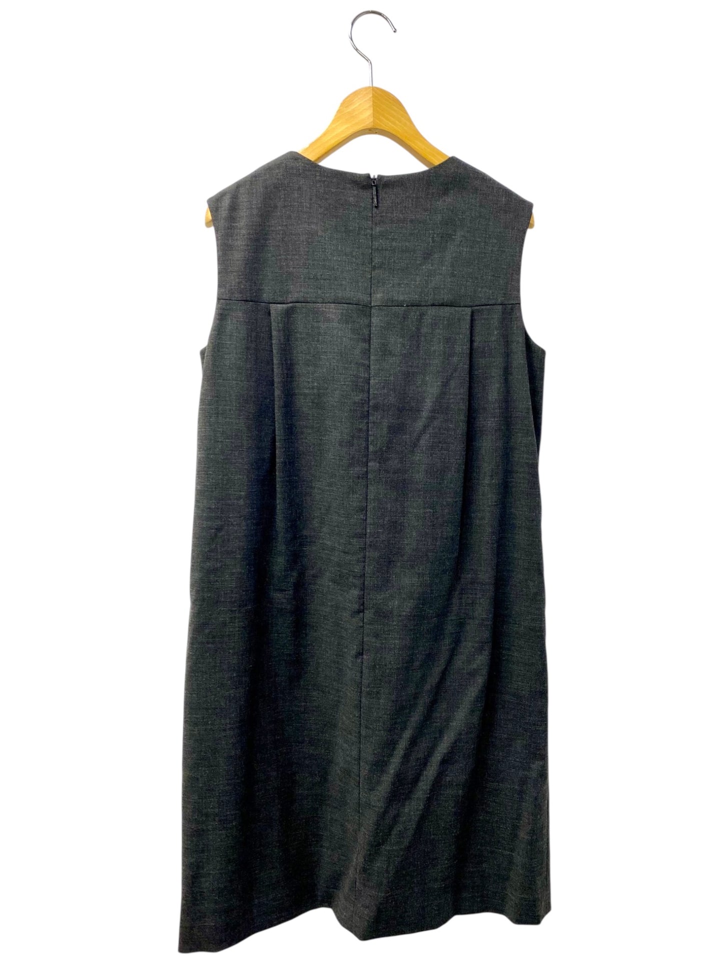 ルネ 5726010 ワンピース 38 チャコール 肩リボンモチーフ ITFZCUG58RBW