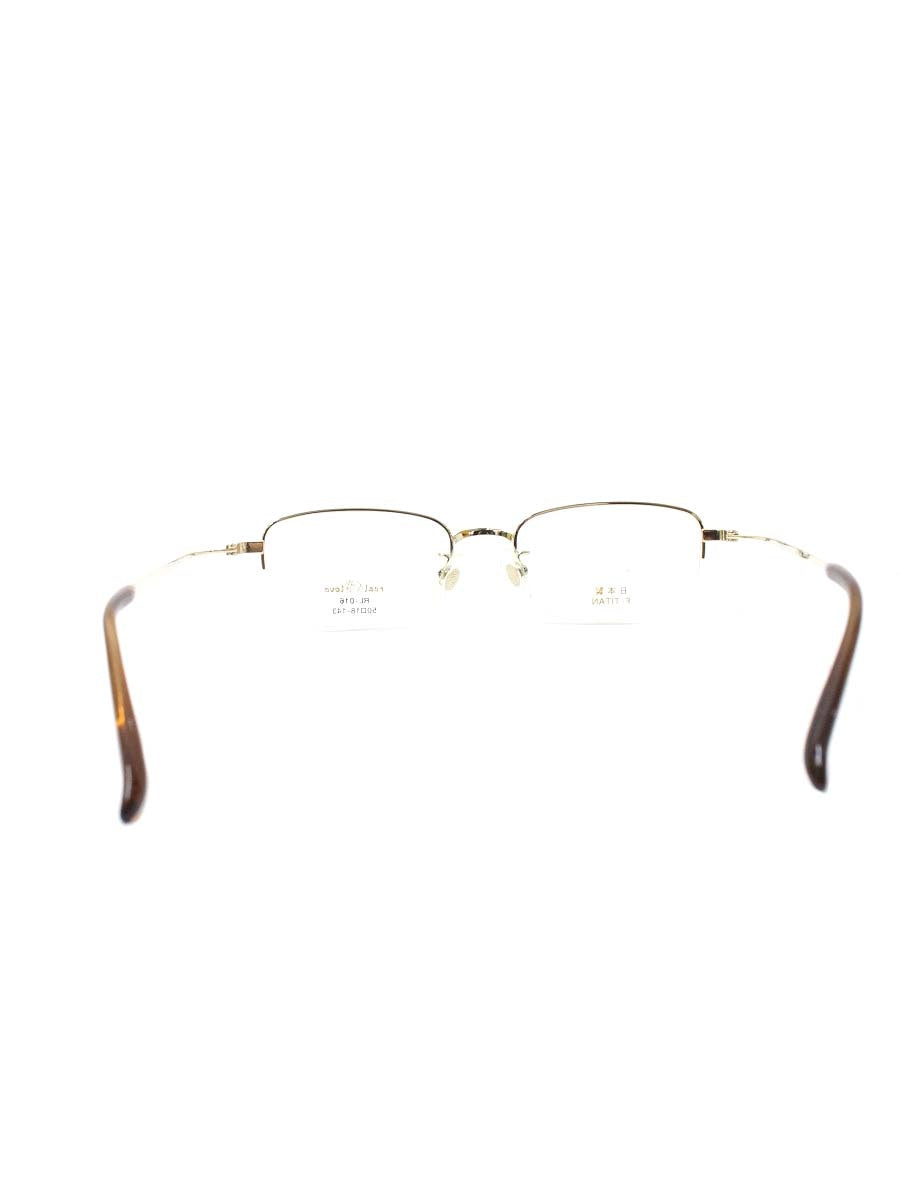 ジョンレノン real love リアルラブ RL016 メガネ ゴールド メタルフレーム ハーフリム スクエア ITF46GFWAX7C 【SALE】