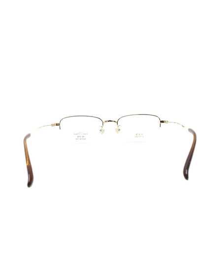 ジョンレノン real love リアルラブ RL016 メガネ ゴールド メタルフレーム ハーフリム スクエア ITF46GFWAX7C 【SALE】