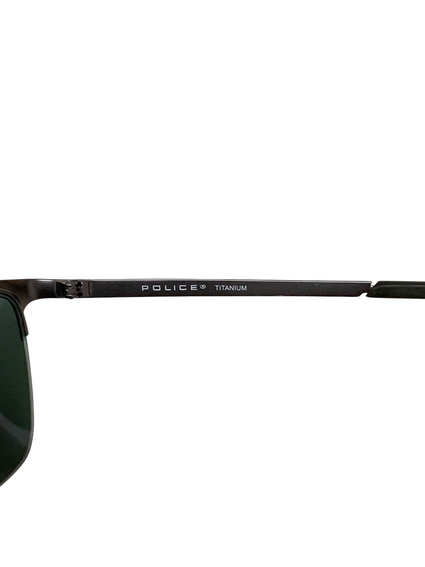 ポリス SPL746J サングラス グレー メタルフレーム ハーフリム スクエア IT2K8QQLVLOU
