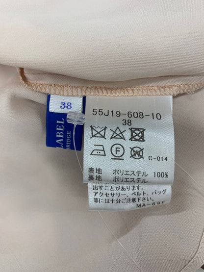 ブルーレーベルクレストブリッジ 55J19-608-10 ワンピース 38 ピンク プリーツ ウエストギャザー IT2NU3HXO89X