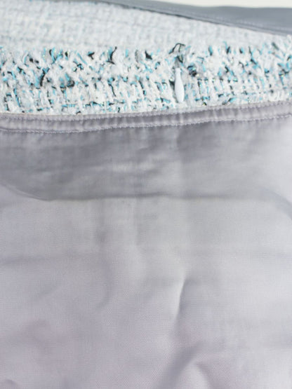 トッカ CROSTATA ドレス OPTOIW0480 ワンピース 0 ライトブルー ツイード IT6DTRPMIV8S 【SALE】