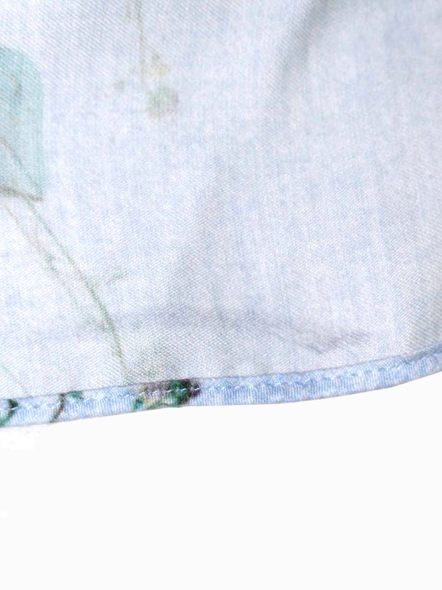 トゥービーシック ボタニカルフラワープリントブラウス W5M02-725-20 42 ブルー ITR5W9YKS5M2 【SALE】