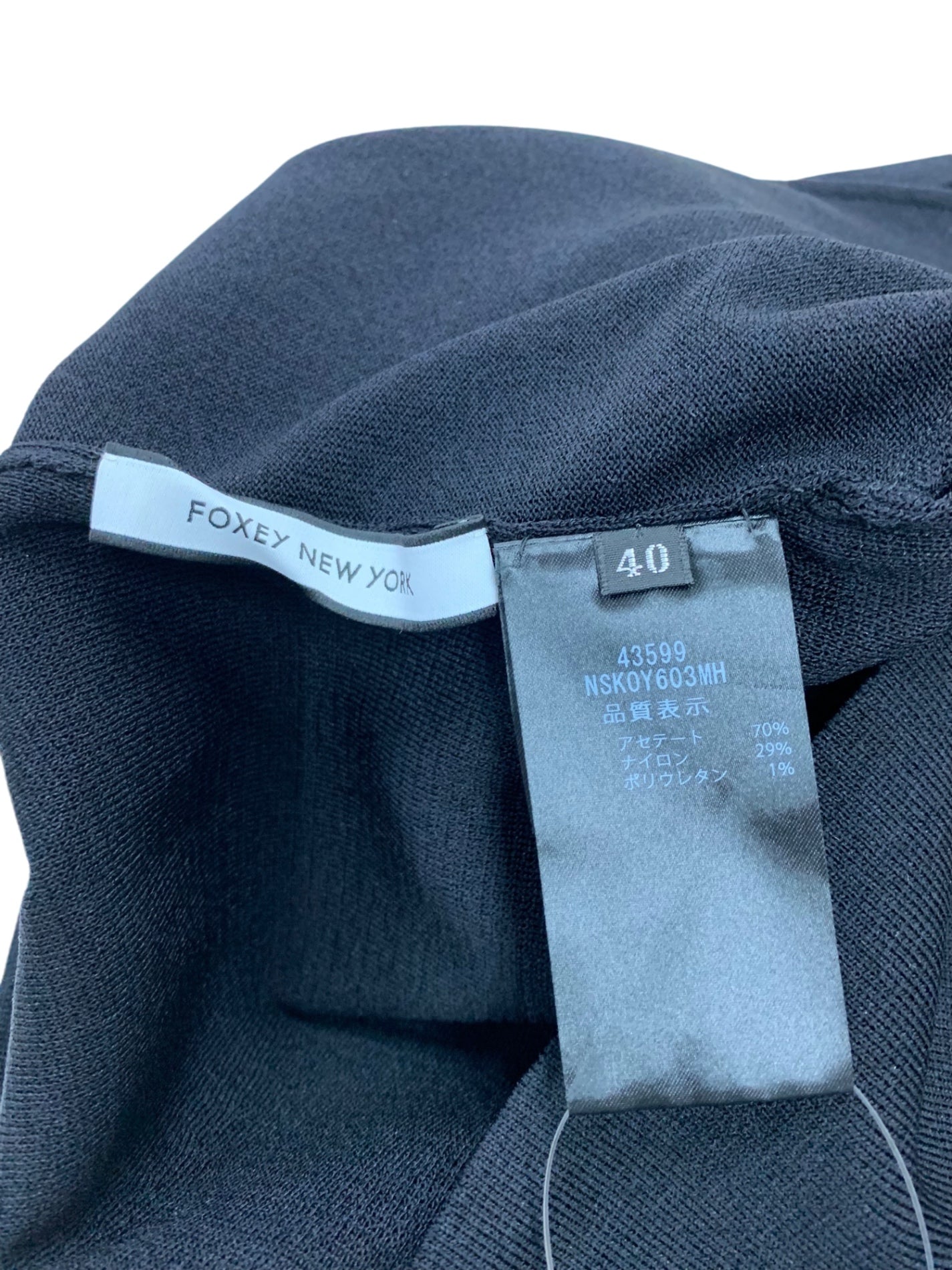 フォクシーニューヨーク Knit Pants Valeriane 43599 パンツ 40 ブラック IT1CTAFIB1EW