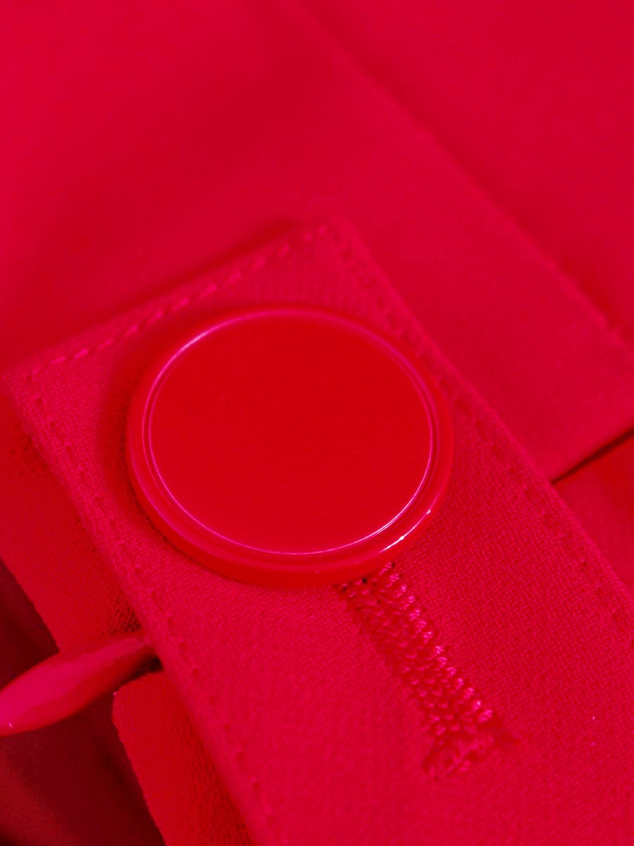 アドーア ミドルジョーゼットワイドパンツ 531-9230110 38 レッド IT54AYUO689K