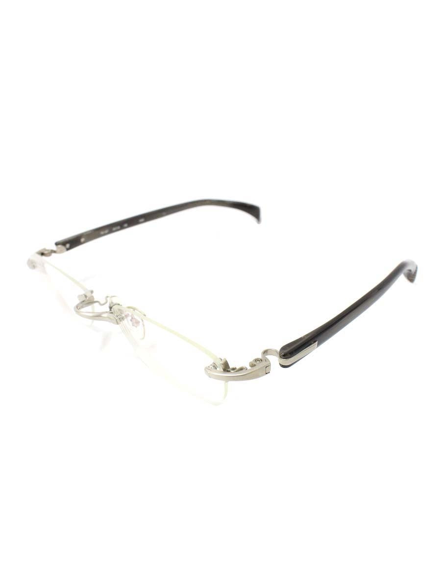 フォーナインズ TW-30T メガネ グレー スクエア リムレス ITPC8892G6OG