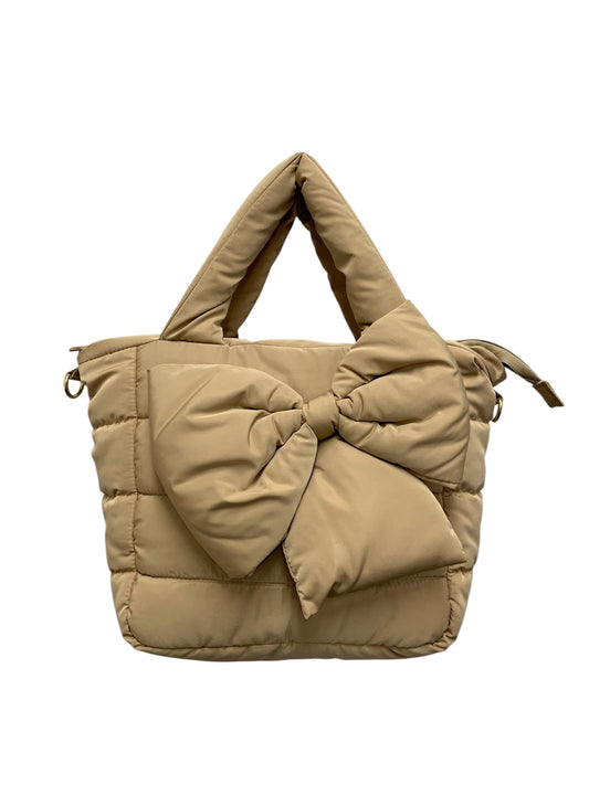 エムズグレイシー 中綿入りリボンバッグ 594527 ハンドバッグ ベージュ ITUNXISU6JAC