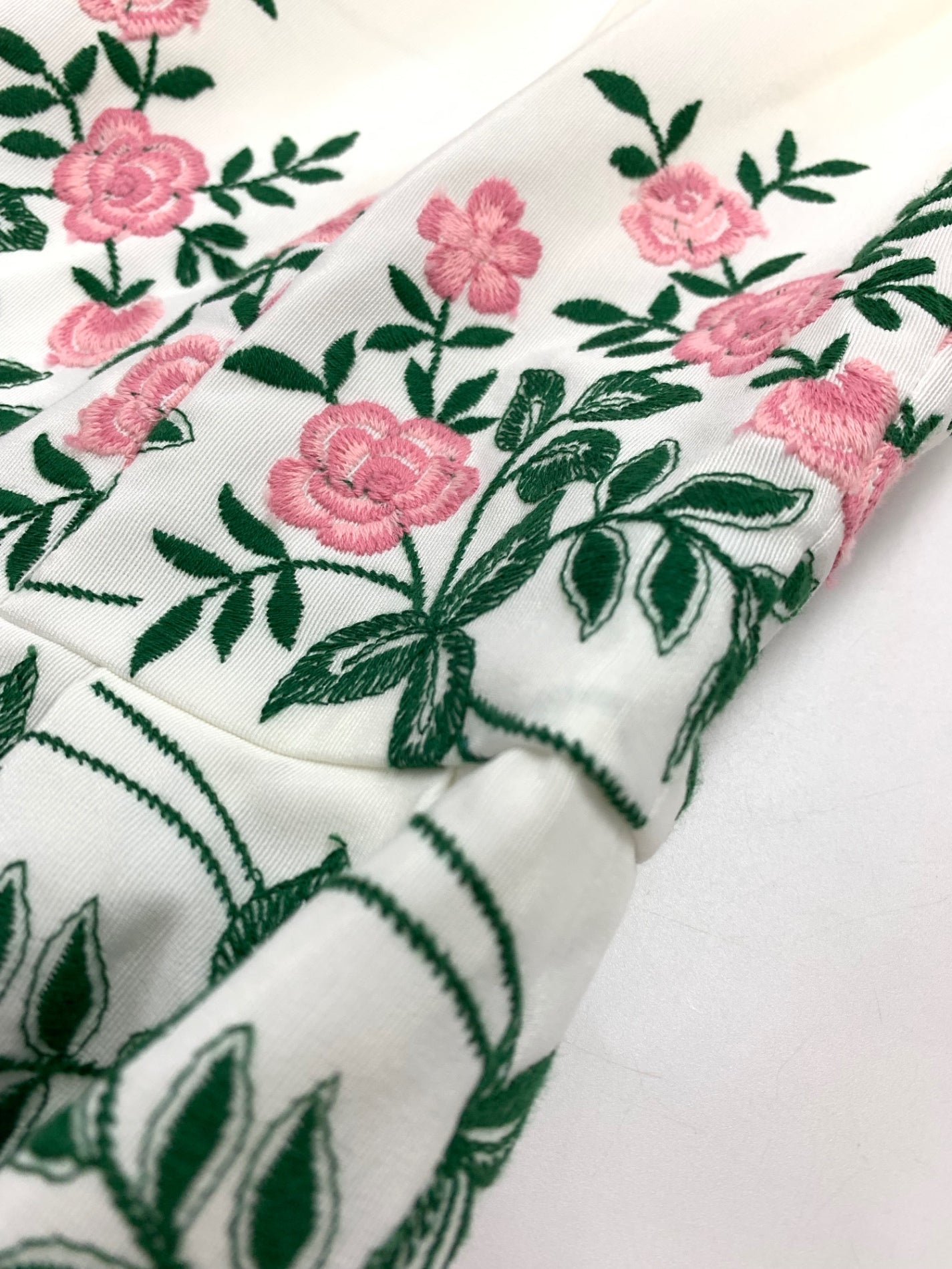 エムズグレイシー Flower pattern Embroidery Dress 911307 ワンピース 36 ホワイト ITLKFYOHCLQ0 【SALE】