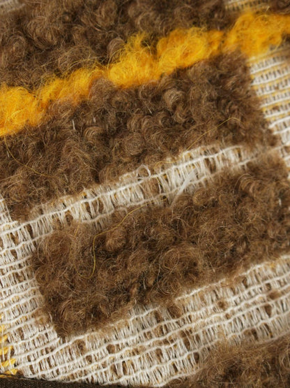 エムズグレイシー 017541 スカート 38 ブラウン チェック柄 リボン IT4HGMH8NN0K