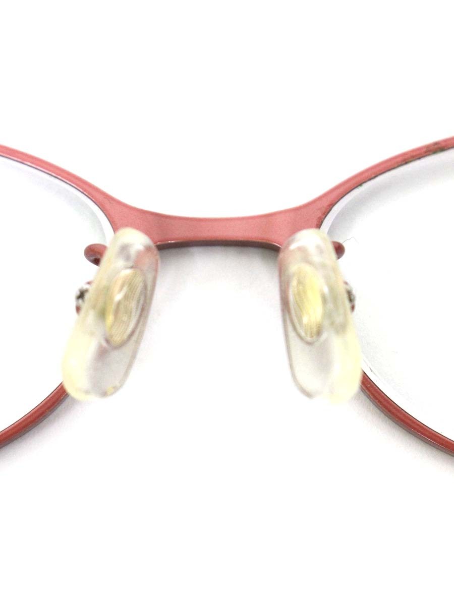 ハスキーノイズ H-155 メガネ ピンク メタルフレーム オーバル ITDUW2S5G7KB 【SALE】