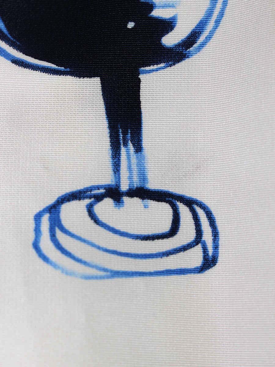 エムズグレイシー 817128 スカート 36 ホワイト カクテルモチーフ タック ITV49SWCMTDG