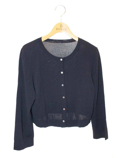 フォクシーブティック Upper Standard 35276 カーディガン 42 ブラック ストレッチ ITOMY3DY187K
