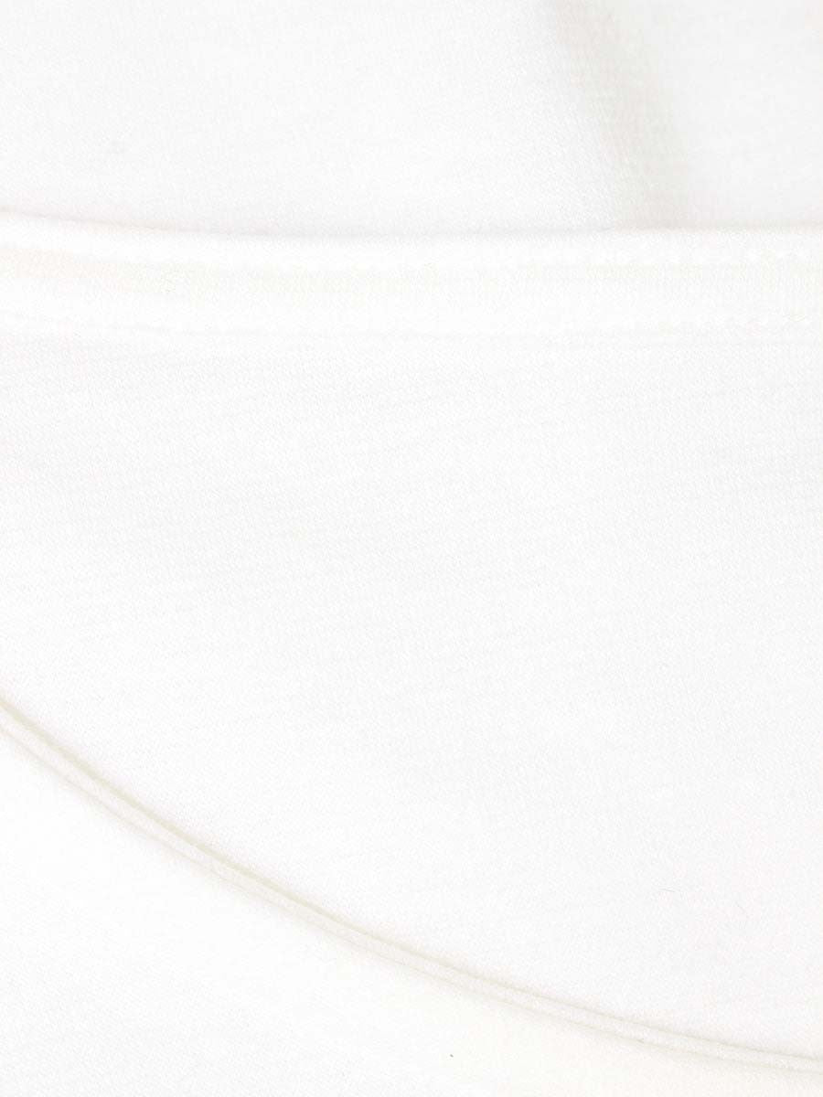 エムズグレイシー 315314 Tシャツ カットソ 40 ホワイト パールボタン リボン IT8Y53LKM580