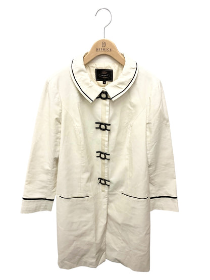 トッカ CCMTOGS0200 スプリングコート 2 アイボリー リボン ITRPRA0ZX5X0 【SALE】