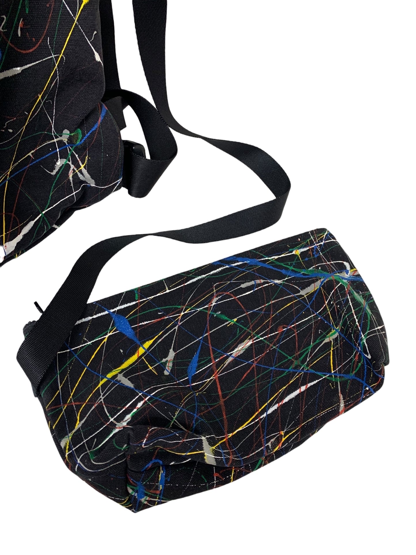 マクロマウロ  KAOS SMALL SPLASH リュック バックパック ブラック ITS0MZOZBZLW