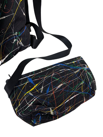 マクロマウロ  KAOS SMALL SPLASH リュック バックパック ブラック ITS0MZOZBZLW