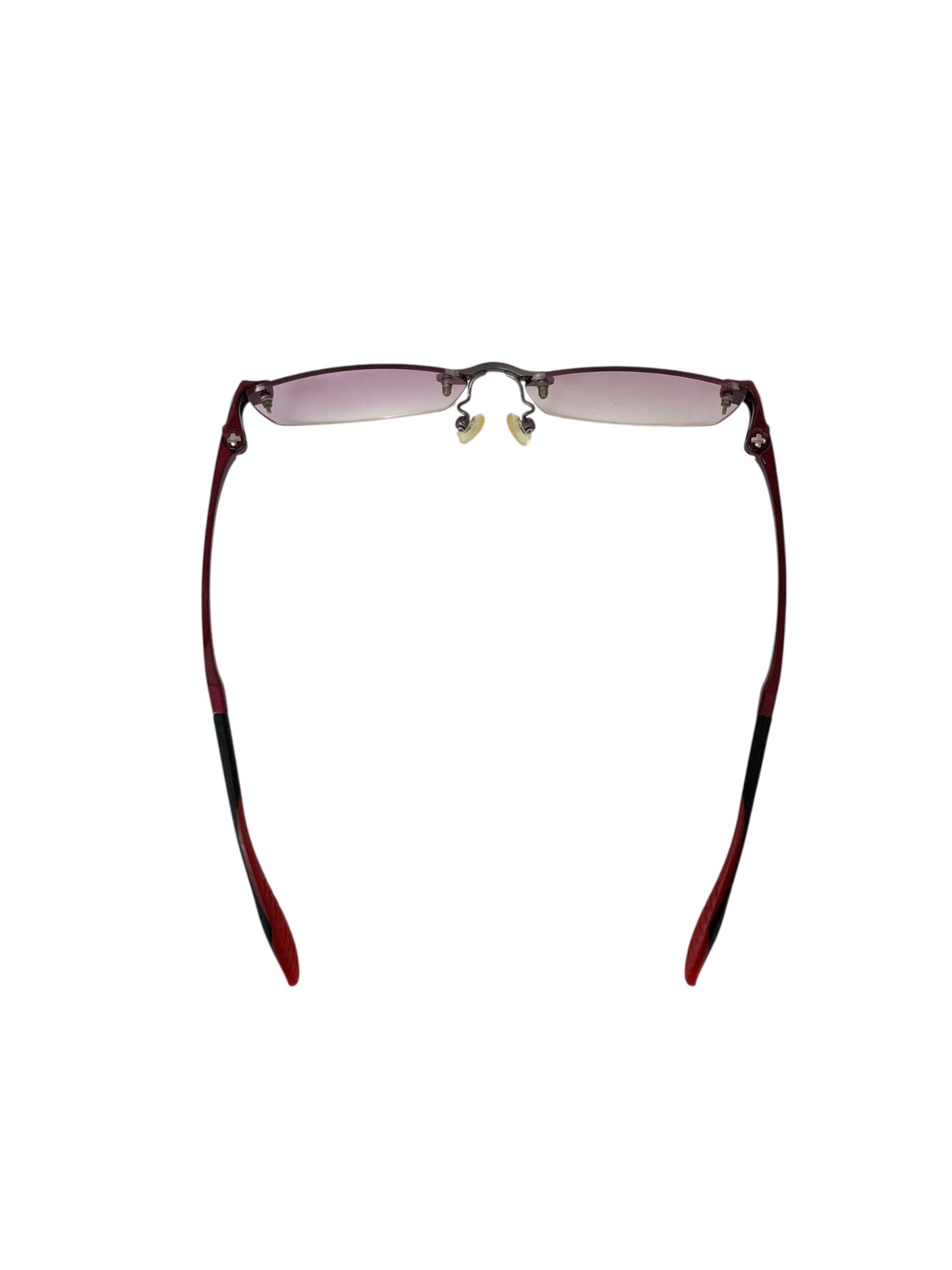 アイアスリート IA-417 メガネ レッド リムレス スクエア ITJ7H20WLSU8