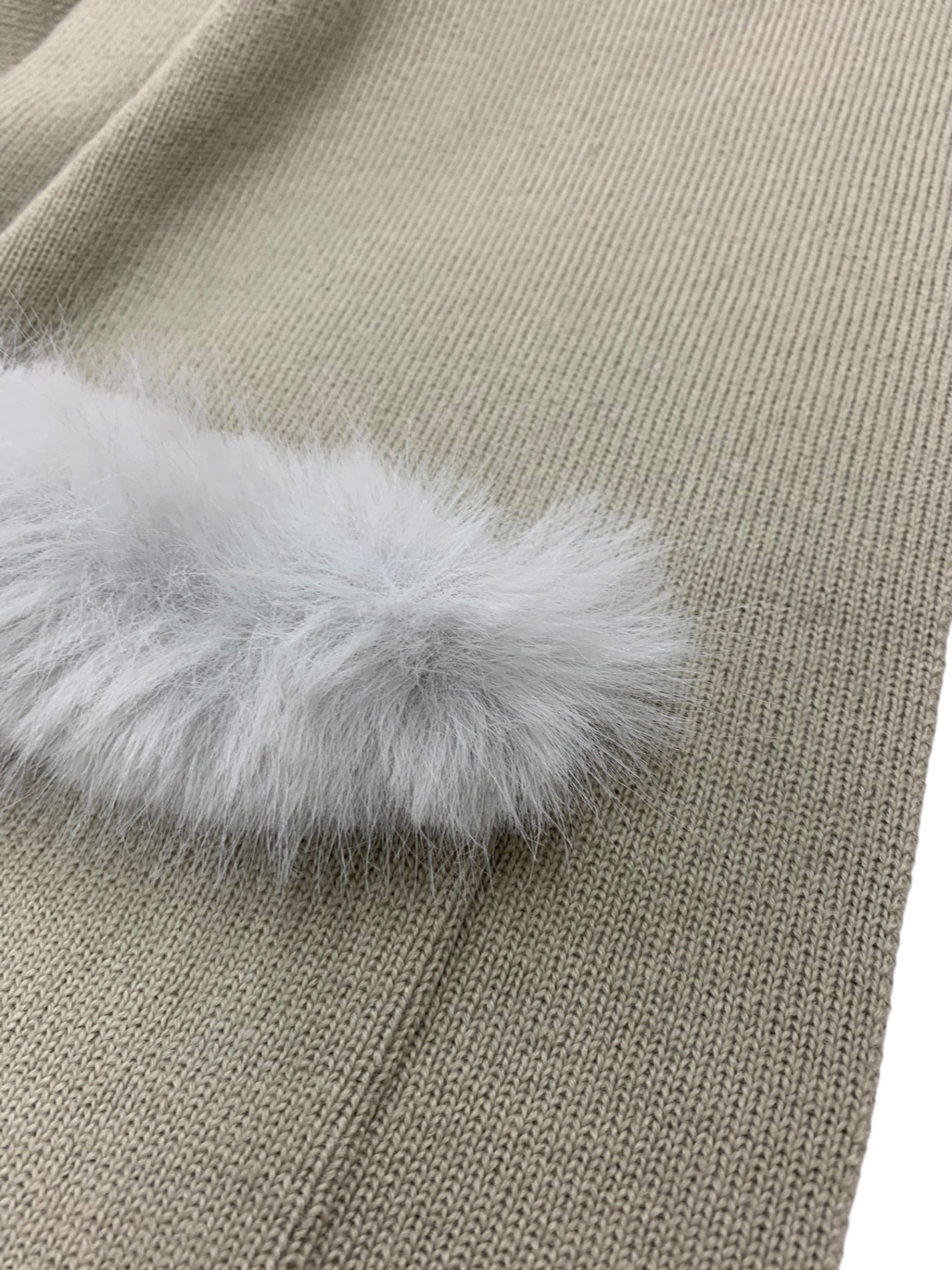 エムズグレイシー 396506 ストール ベージュ フェイクファー ITP9GY6MIVOY 【SALE】