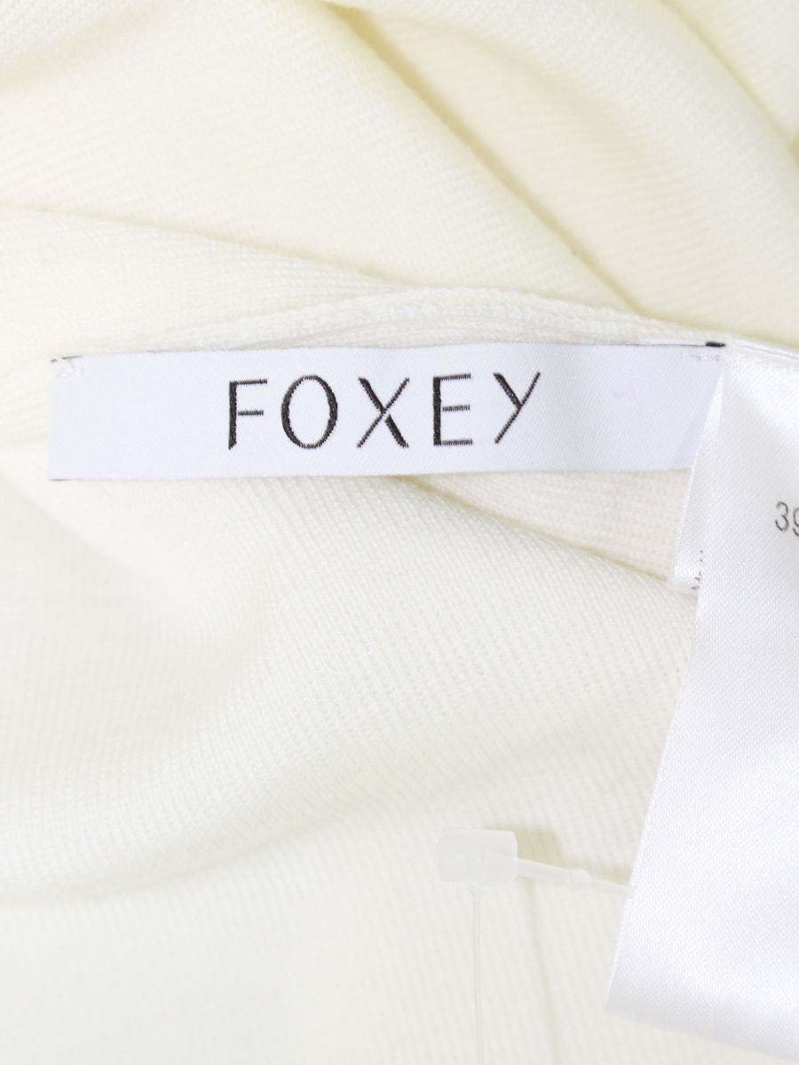フォクシーブティック セーター 39117 ニットトップス 40 ホワイト ウール IT1KQ1BUIM8S