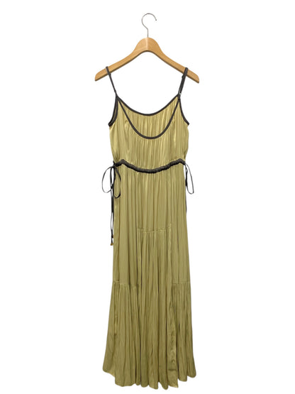 ダイアグラム 03241 ワンピース 36 イエロー 光沢 ギャザー ITF2BRD6FIO0