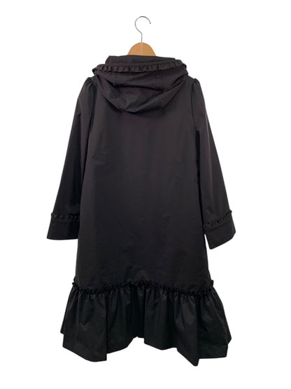 エムズグレイシー 219101 コート 40 ブラック フリルフーディーコート ライナー付 ITMR6CD1MVDW