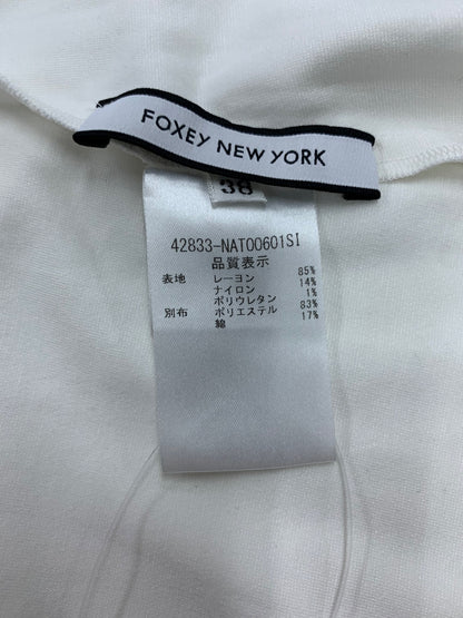 フォクシーニューヨーク トップス Baille Top 42833 38 ホワイト ITO2P7SNNLBN