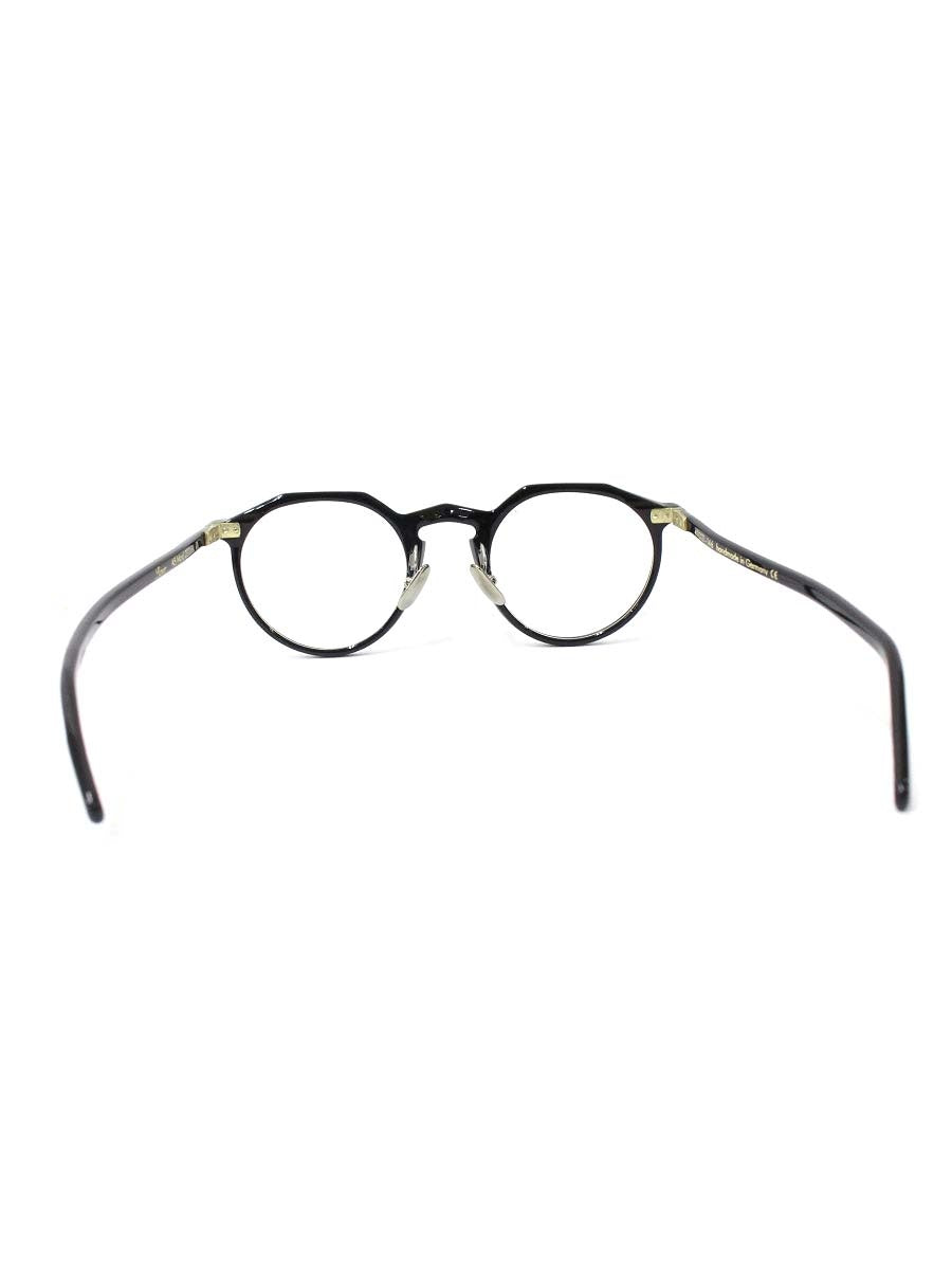 ルノア A5 Mod.237 メガネ ブラック クラウンパント セルフレーム フルリム ITLM5ABNNU6X