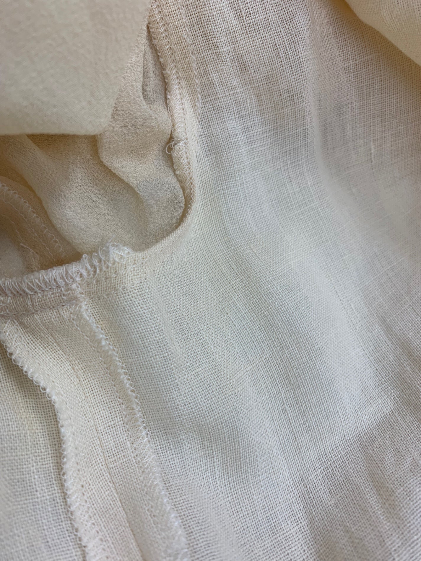 マックスマーラ ワンピース 36 ベージュ リネン 麻 ラップ IT03JE98MURG