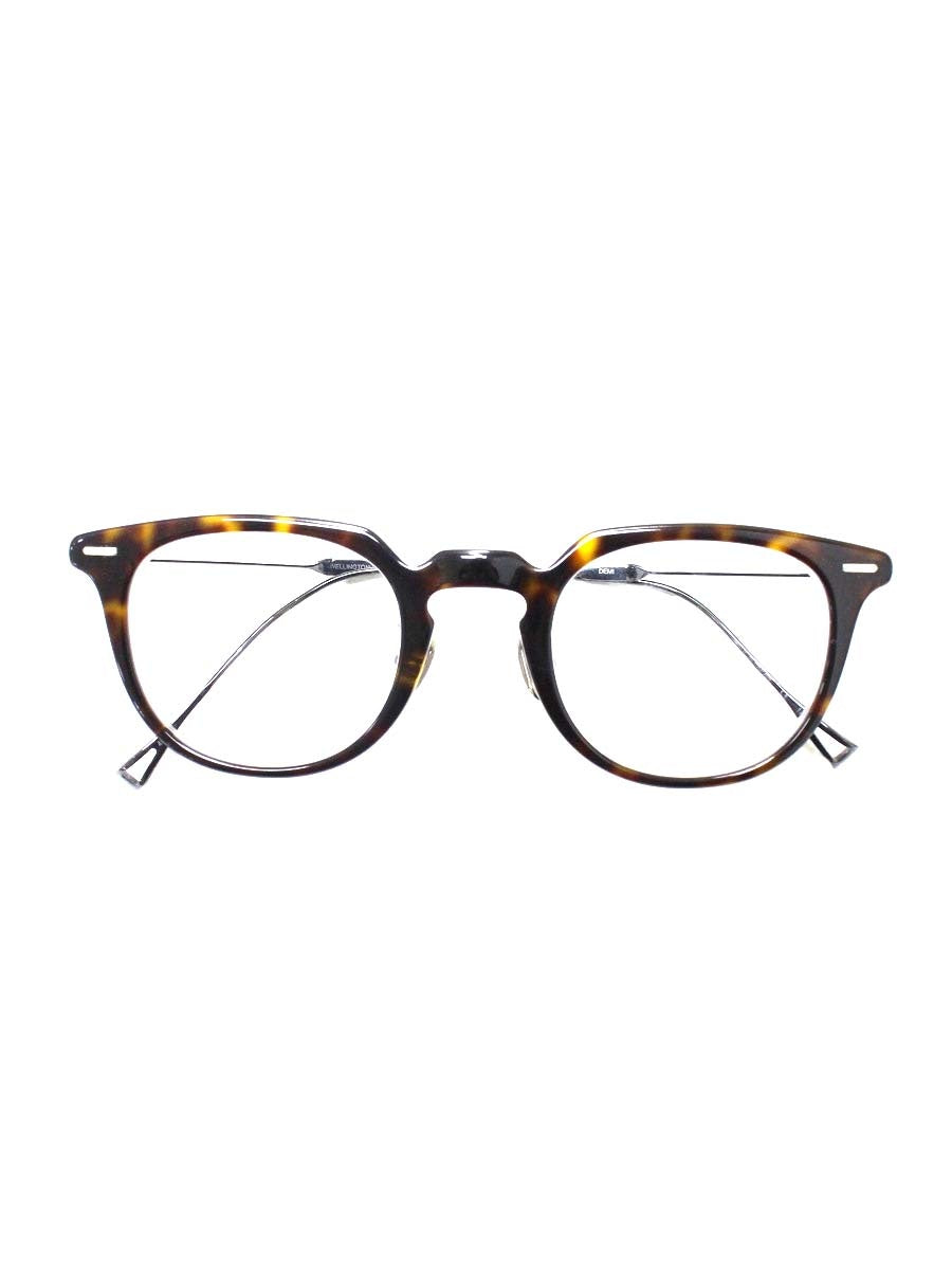 金子眼鏡 メガネ ブラウン/メタルブラック イッセイミヤケアイズ コラボ  コンビメガネフレーム デミ べっ甲柄 ITJ5Z1M4XG6U