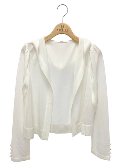 ルネ 6132150 トップス 36 ホワイト パール ロゴプレート ITS1NFX7K8AW