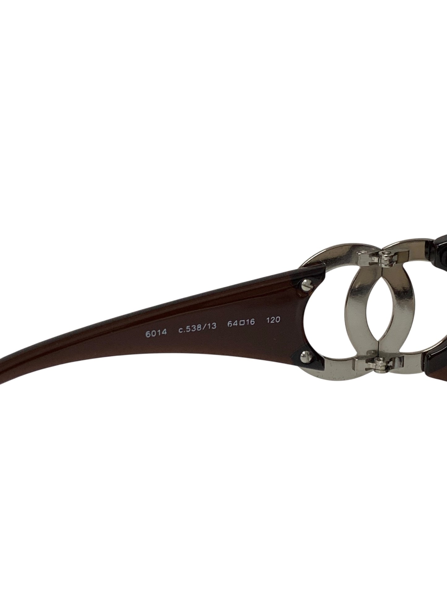 シャネル サングラス 6014 浜崎あゆみ着用 シルバーココマーク ブラウン ITKBD4MVGN5W