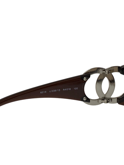 シャネル サングラス 6014 浜崎あゆみ着用 シルバーココマーク ブラウン ITKBD4MVGN5W