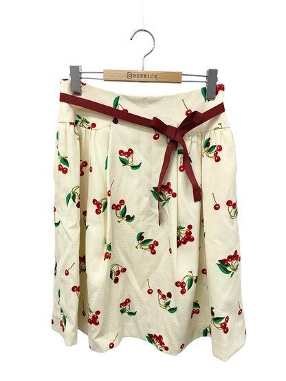 エムズグレイシー Cherry Skirt 817558 スカート 38 アイボリー IT5W3GDG93JK