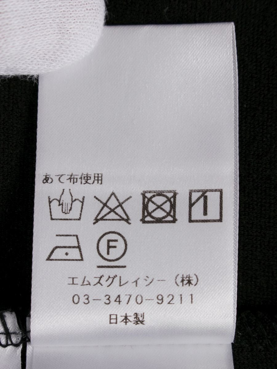 エムズグレイシー 315607 トップス 40 ブラック 花 リボン パール IT9BY5L8H2X4