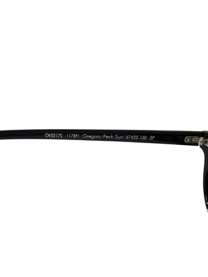 オリバーピープルズ Gregory Peck Sun OV5217S サングラス ブラック 偏光レンズ セルフレーム フルリム ボストン IT4XHNWBNJMC