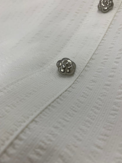 ルネ Soft Light Stripe Dress 5526180 ワンピース 36 ホワイト ティアード IT73YXTXTSUK