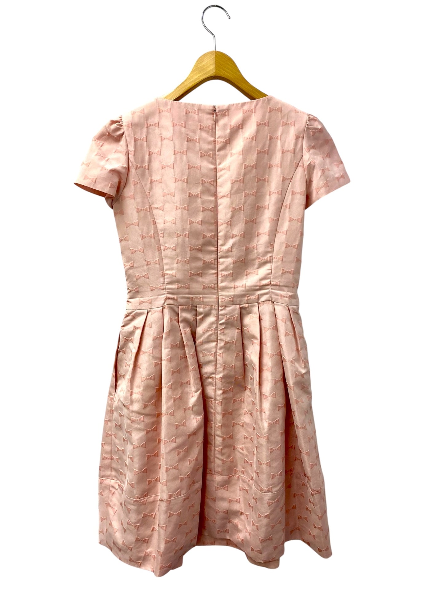 エムズグレイシー 721121 ワンピース 38 ピンク リボンモチーフ ITVE0AYVQQET 【SALE】