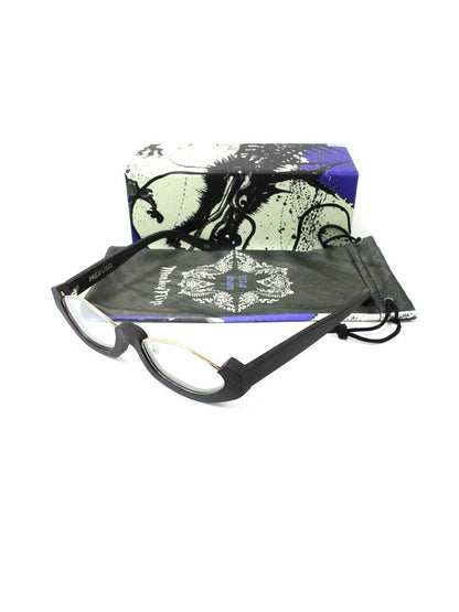 モンキーフリップ MEDUSA メデゥーサ メガネ ブラック/ゴールド コンビフレーム col.C1S ITXPG8XU28XS