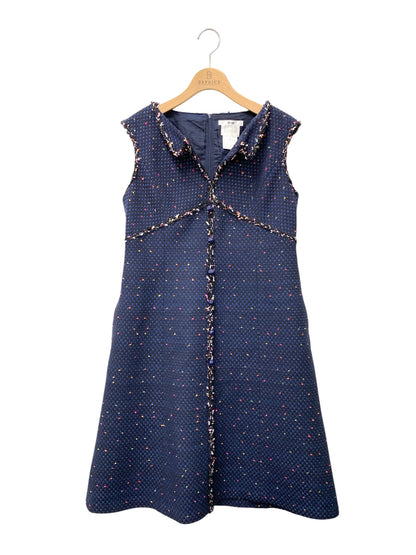ルネ 6936350 ワンピース 38 ネイビー TISSU ツイード IT6133OZ2580