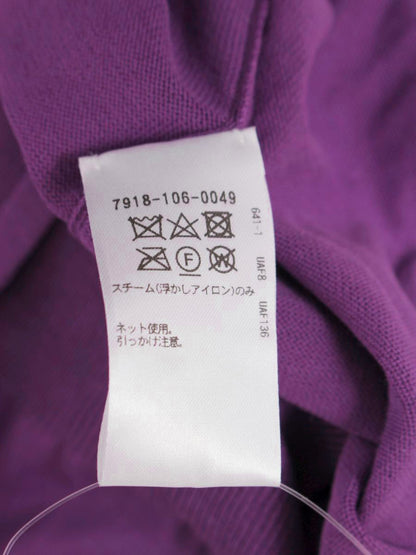 ブラミンク SC 16G CN SSL ニット  7918-106-0049 半袖ニット 36 パープル コットン ITCB29RV97IE