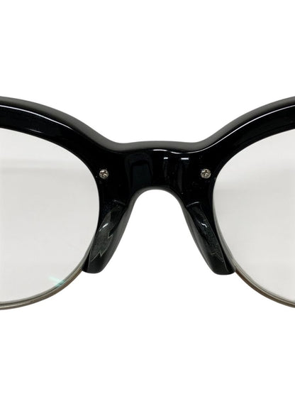 エフェクター ルイスレザーコラボモデル BUD GANZ メガネ ブラック セルフレームウェリントン IT1DWXIYN0Q4