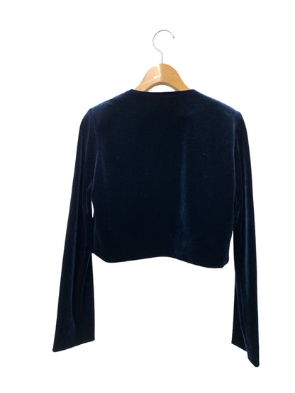 ベロアノワール by フォクシーニューヨーク Cardigan La Nuit 41945 カーディガン 38 ネイビー ベロア 2024年増産品 ITV8727K6KAK