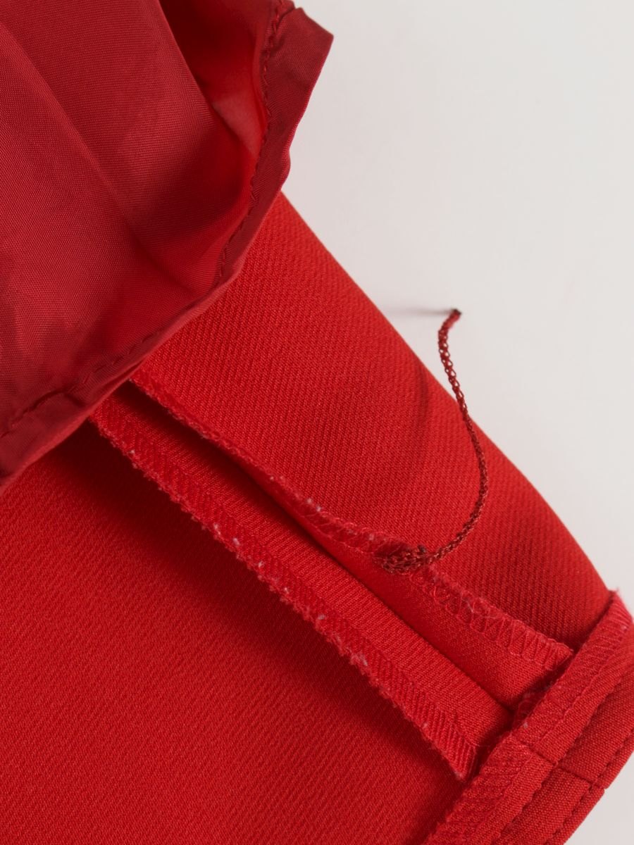 エムズグレイシー 117617 スカート 38 レッド フレア IT254K1GVX1S