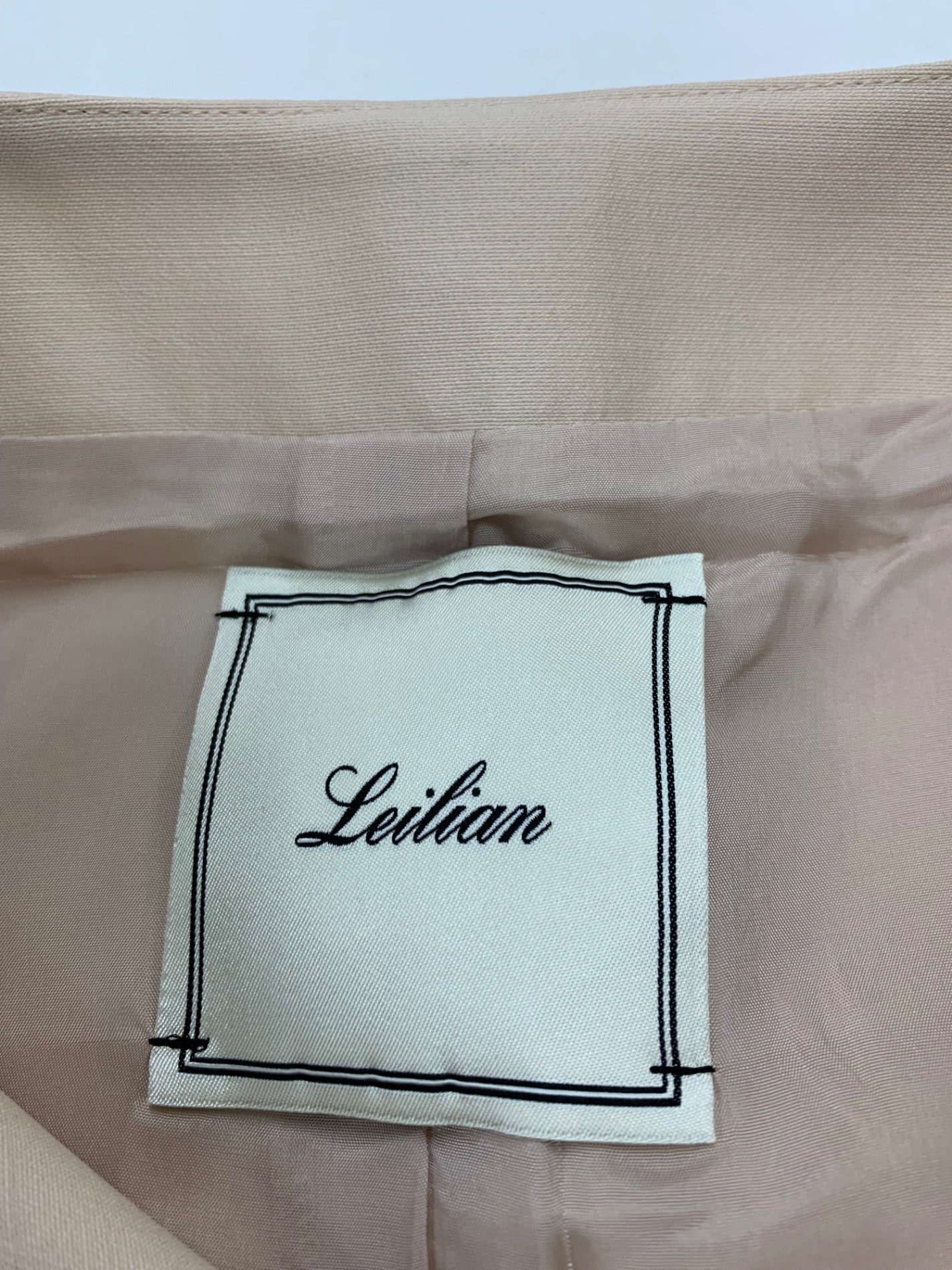 レリアン 0405712 ノーカラージャケット 11 ベージュ シルク ウール ITWVVP8ZYDZ4 【SALE】